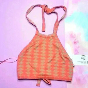 Zara Backless Halter Top